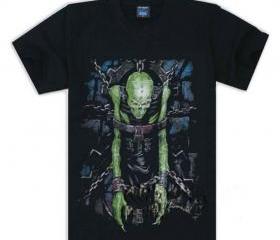 New black skull t-shirt