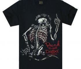 New black skull t-shirt