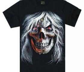 New black skull t-shirt