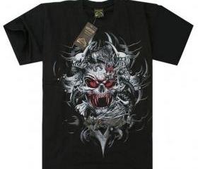 New black skull t-shirt