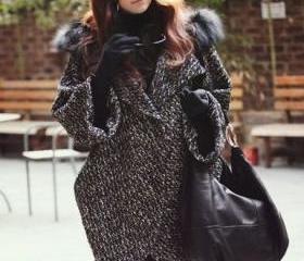 New stylish designer's long coat